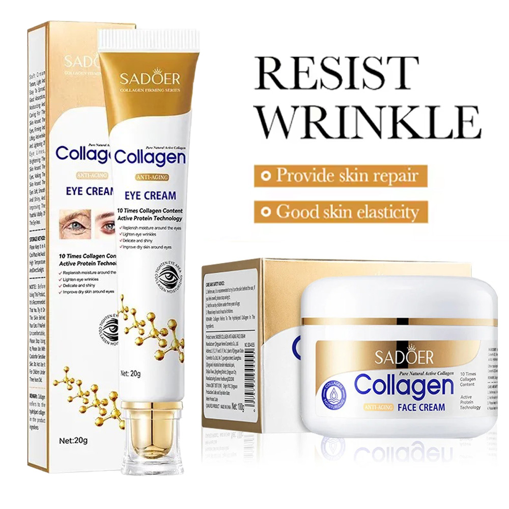 Luxury Skincare Set - SADOER Collagen Skin Care Kit Eye