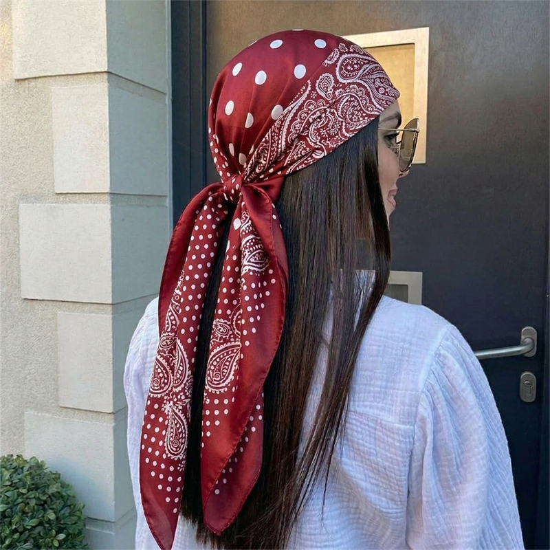 Luxury Skincare Headband - 90cm Luxury Brand 2026 Dot Print