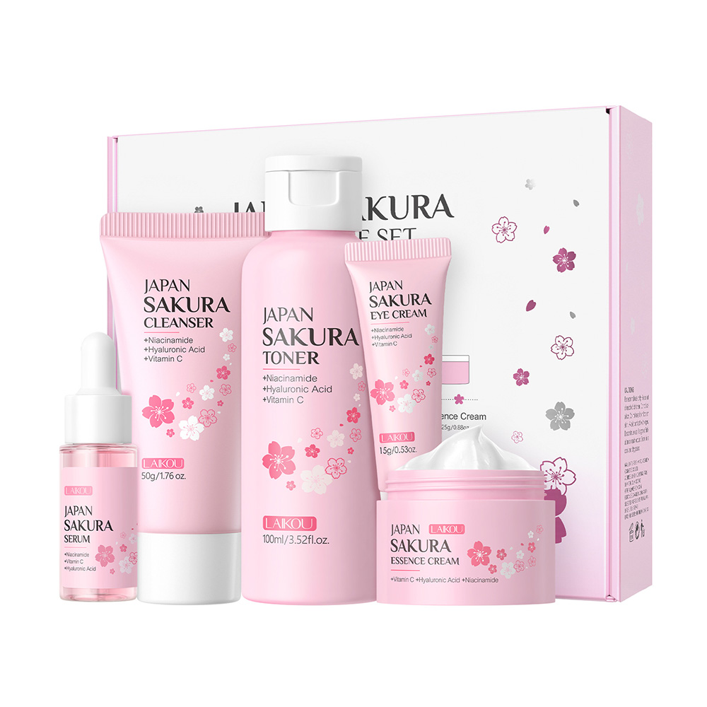 LAIKOU Sakura 5pcs Skin Care K – Luxury Skincare Set Bewertung und Preis