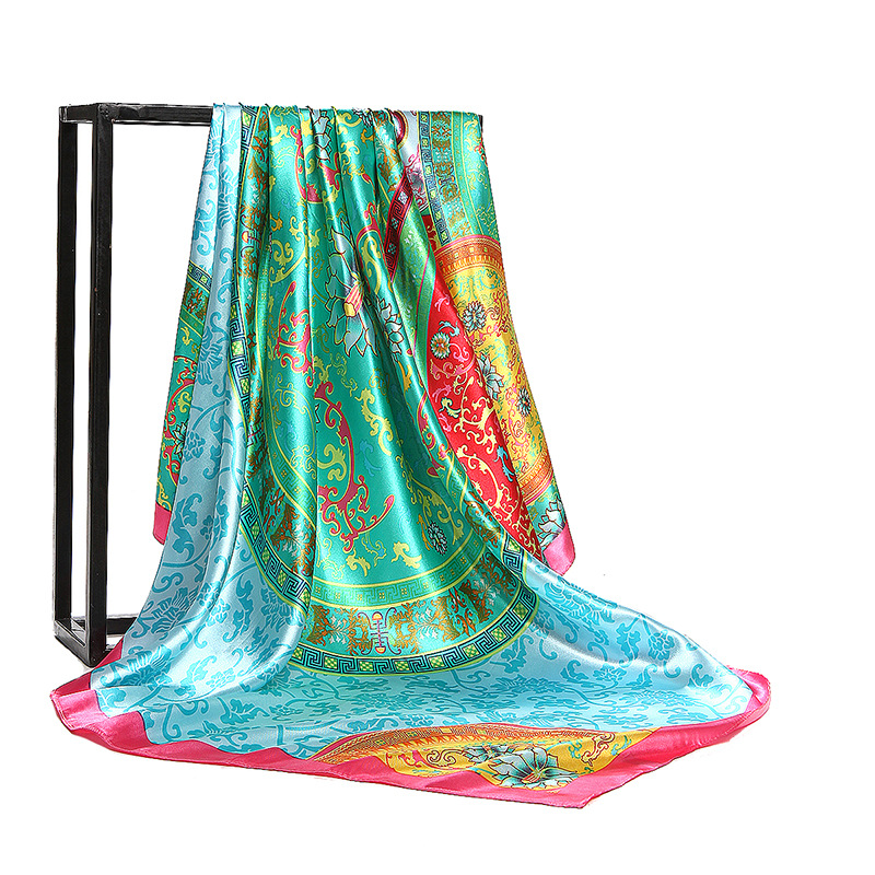 90cm Square Silk Scarf Women L – Luxury Skincare Headband Bewertung und Preis