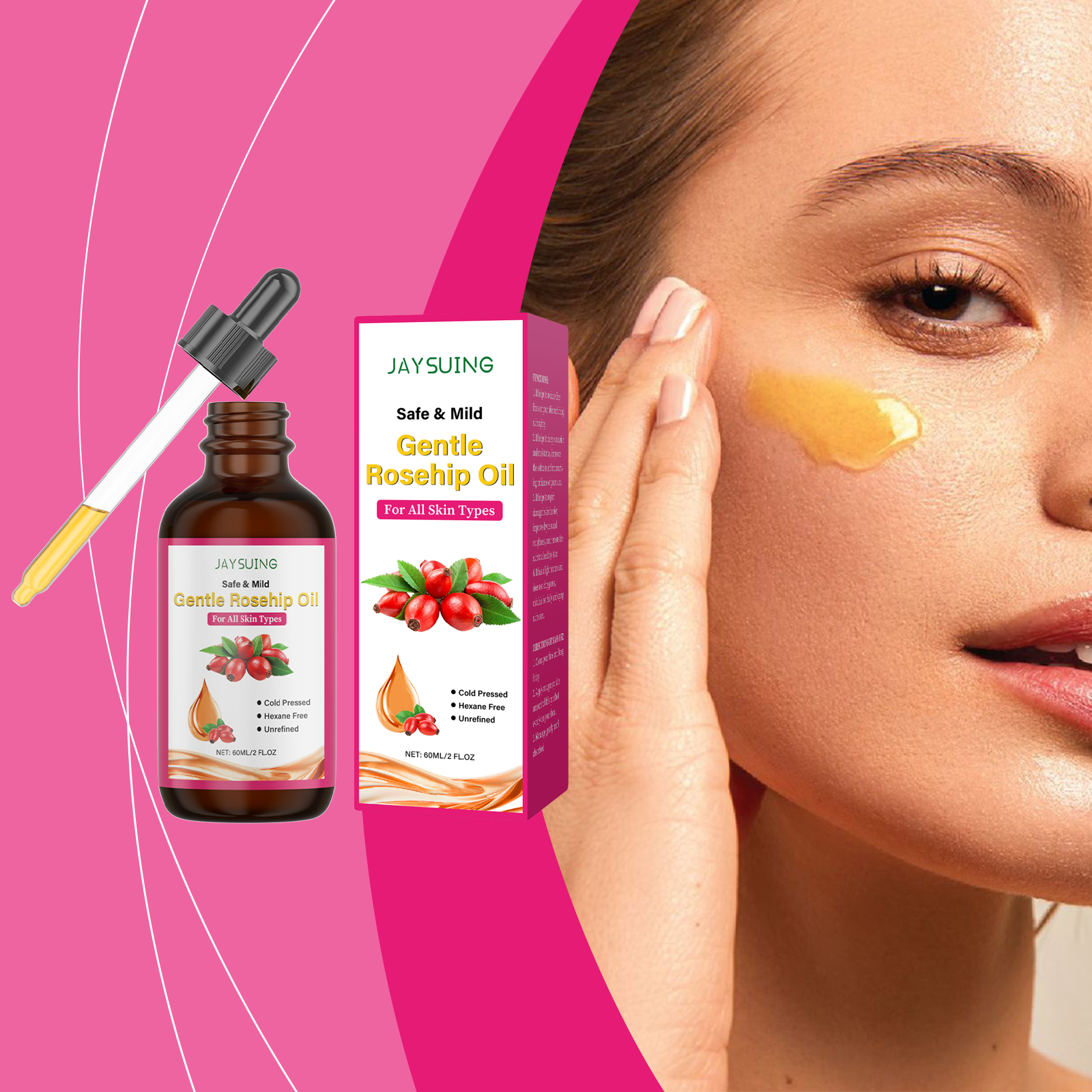 Rosehip Seed Oil for Face Cold – Cold Pressed Rose Hip Bewertung und Preis