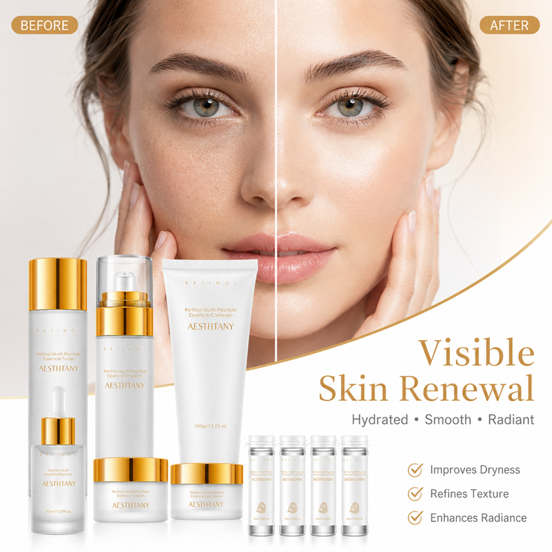 7PCS Retinol Multi-Peptide Ski – Luxury Skincare Set Bewertung und Preis