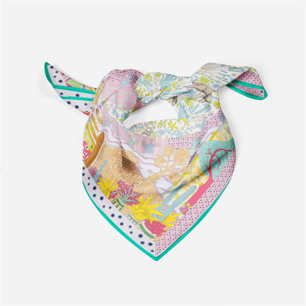 53cm Brand Dot Animals Square  – Luxury Skincare Headband Bewertung und Preis