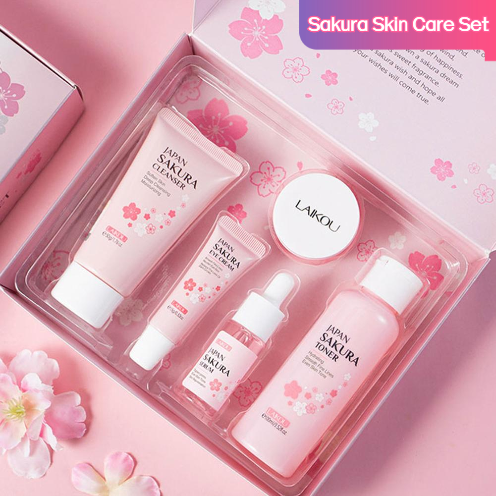5/3pcs/Set Sakura Skin Care Se – Luxury Skincare Set Bewertung und Preis