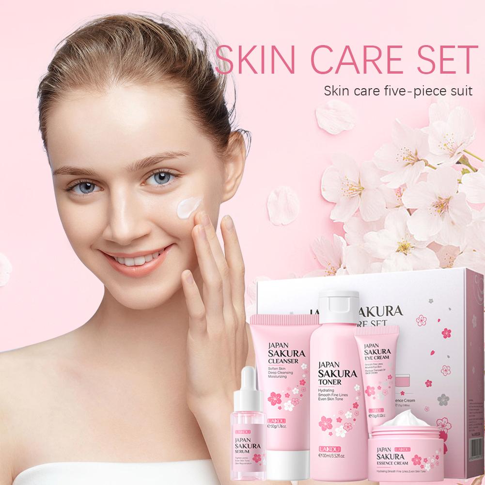 5/3pcs/Set Sakura Skin Care Se – Luxury Skincare Set Bewertung und Preis
