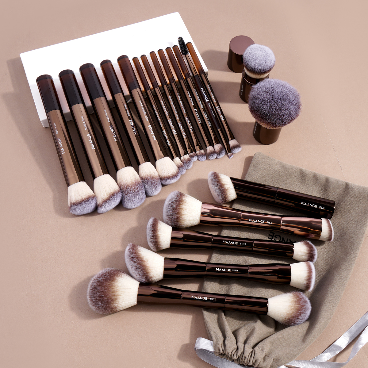 MAANGE 20PCS Makeup Brush Set  – Luxury Skincare Set Bewertung und Preis