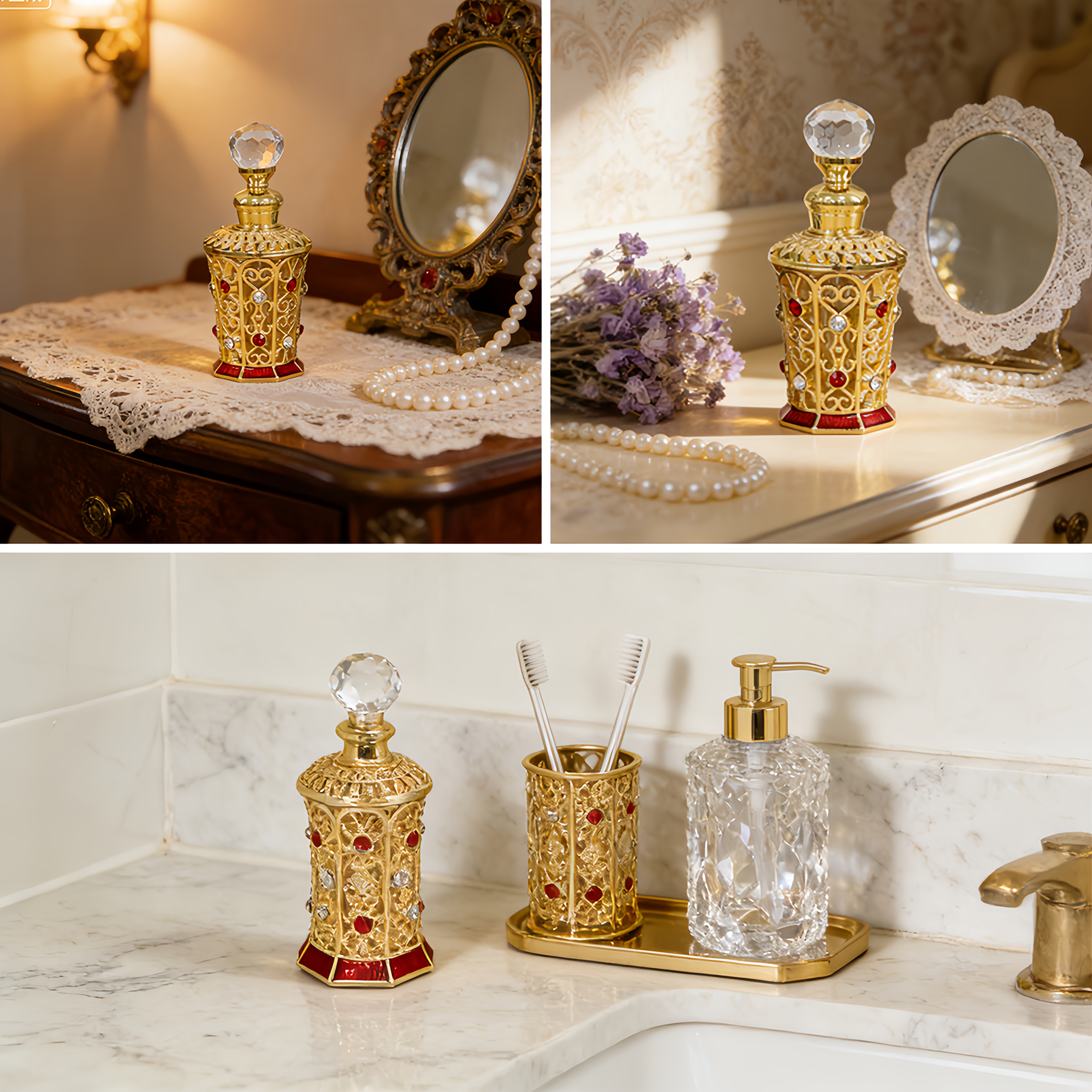 A Set of Vintage-Style Dispens – Luxury Skincare Set Bewertung und Preis